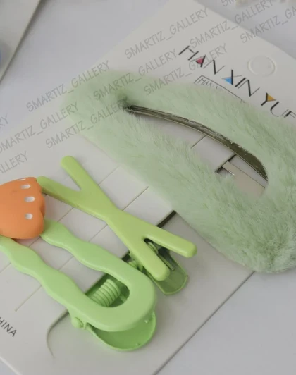 پک گیره 3تایی مخمل رنگی