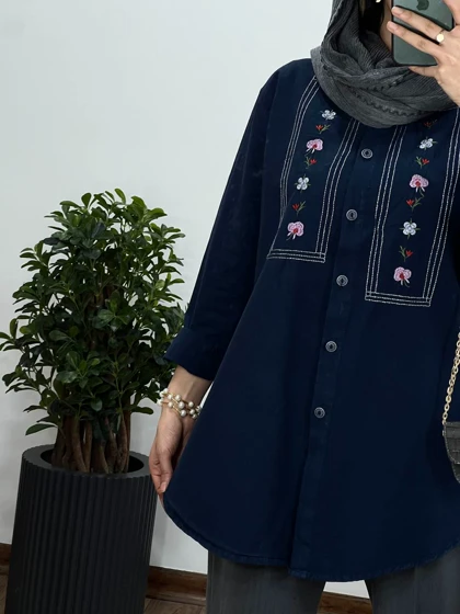مانتو گلدوزی مارینا 1(ایراد دار)