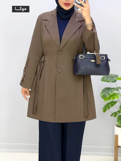 مانتو سایز بزرگ کارتیر سهامین کد 458289