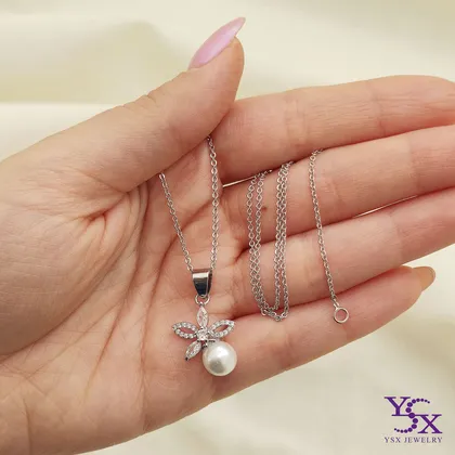 نیمست گل و مروارید YSX (با زنجیر)