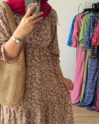 پیراهن ساحلی ماکسی خورشید