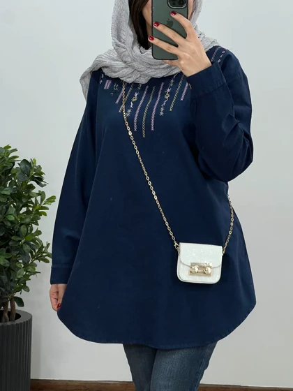 مانتو جلو گلدوزی رعنا 1(ایراد دار)