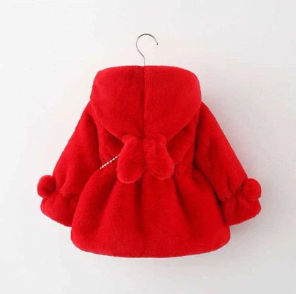 پالتو دخترانه پولیشی مدل خرگوش