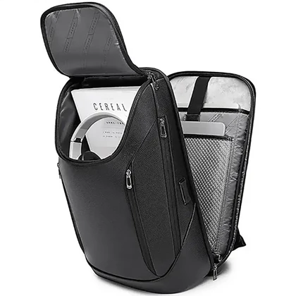 کوله پشتی لپ تاپ 15.6 اینچ چرم بنج Bange اصل مدل BG-6623 با پورت USB