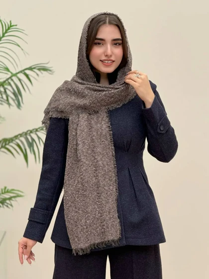 7587-شال کنفی پاییزه نیو