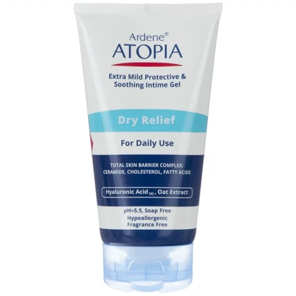 ژل بهداشتی بسیار ملایم بانوان آردن Atopia مدل Dry Relief با PH 5.5