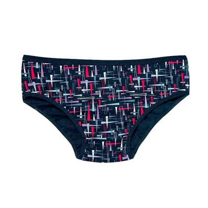 شورت اسلیپ زنانه کش کاغذی چاپدار _بسته 3 عددی-بلکس (نیکوتن پوش)