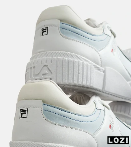 کفش کتانی مردانه سفید آبی FILA مدل 6955