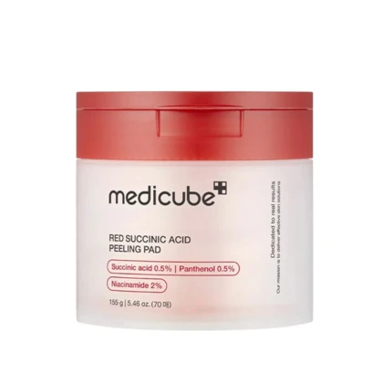 پد لایه بردار پوست مدیکیوب, مدل Red Succinic Acid