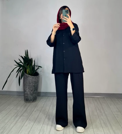 ست مانتو و شلوار لاوین