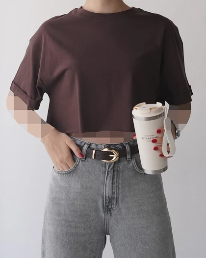 تیشرت کراپ مژده | هیبا