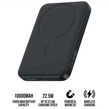 پاور بانک 10000 وایرلس باسئوس Baseus مدل P1008210E313 توان 22.5 وات