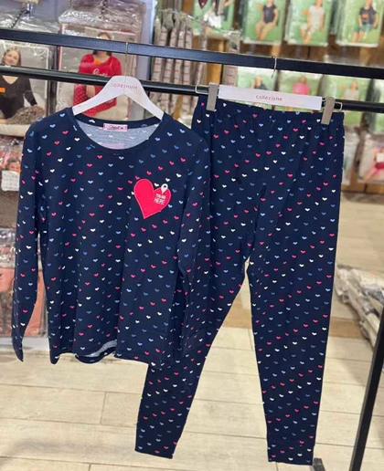 بلوز شلوار نرمال سکسن کد41145-A