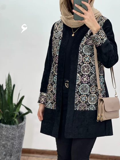 کت مزونی سوزندوزی