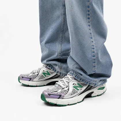 کتانی زنانه مدل نیوبالانس 1064 (کیفیتاورجینال) سفید سبز New Balance