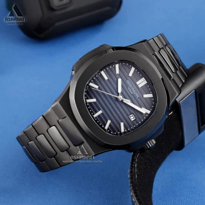 ساعت پتک فیلیپ مشکی Patek Philippe Nautilus Black-KdB2