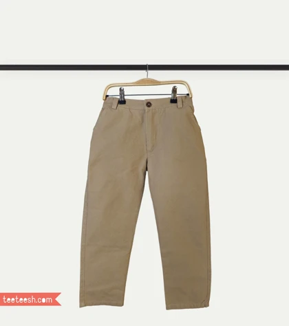 شلوار رسمی کرمی