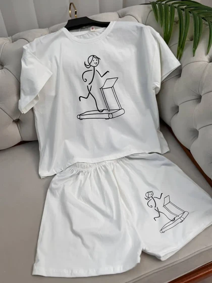 کراپ شورتک پنبه 3119