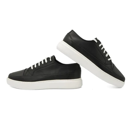 کفش ونس چرم طبیعی مردانه استار مدل Flat shoes - 0150