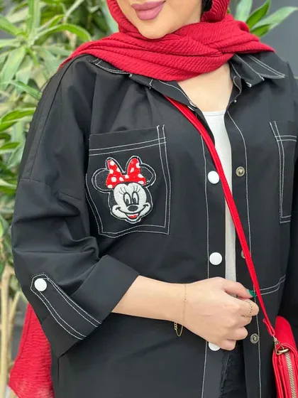 مانتو داکرون دوخت دار میکی موس