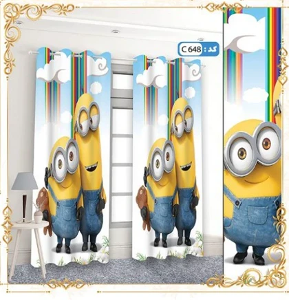 پرده پانچی اتاق کودک و نوجوان کد c-648