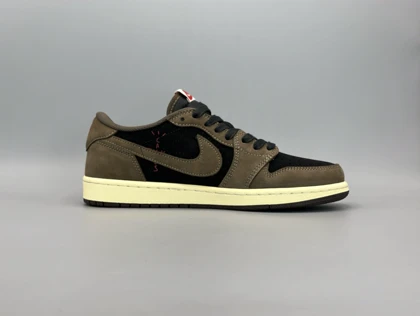 کتانی نایکی جردن1لو تراویس موکا رپلیکا/Nike Air Jordan1 low Travis