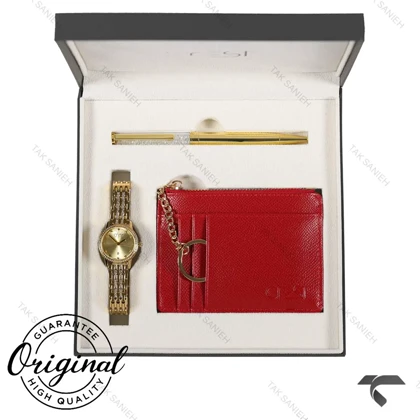 ساعت Crest کادویی مدل 9043-4 طلایی Crest-11248-L