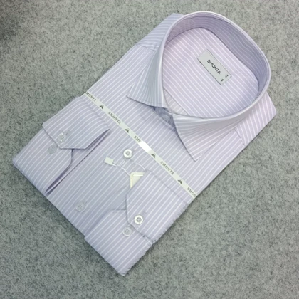 پیراهن طرحدار مردانه قواره ازاد ( قواره کلاسیک ) _ استین بلند