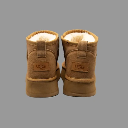 آگ کلاسیک اولترا پلتفرم فندقی Ugg Classic Ultra Platform Chestnut