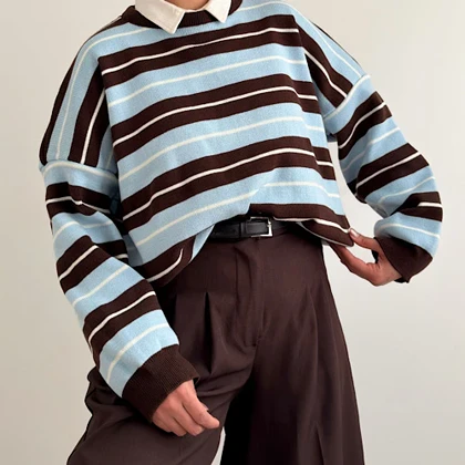 بافت راه راه بلو