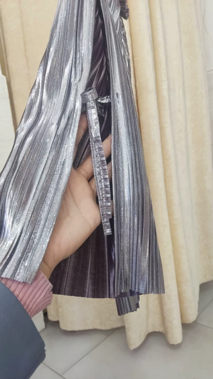 شومیز مجلسی ساتن پلیسه