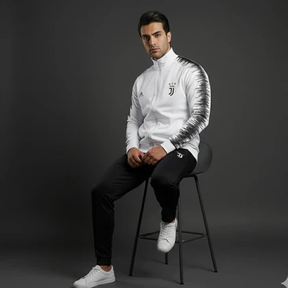 ست سویشرت شلوار یوونتوس مردانه مدل R77
