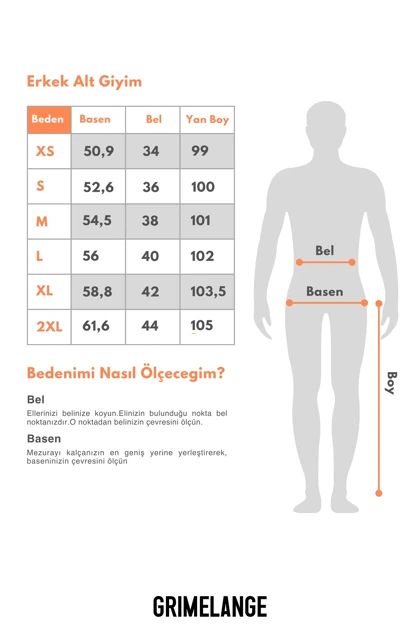 شلوار گرمکن مردانه اورجینال گریملانژ grimelange