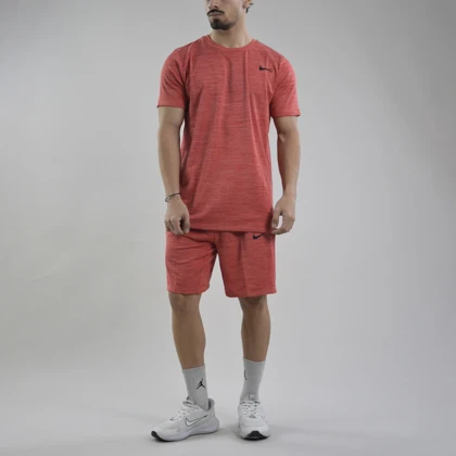 ست تیشرت و شلوارک اسپرت نایک مدل DS-JDI-4K1063 گلبهی