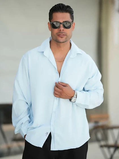 پیراهن مردانه تنسل کجراه mc1068