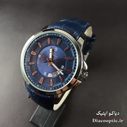 ساعت مچی مردانه موتور ژاپن برند الگانس مدل DO1201 بند چرمی