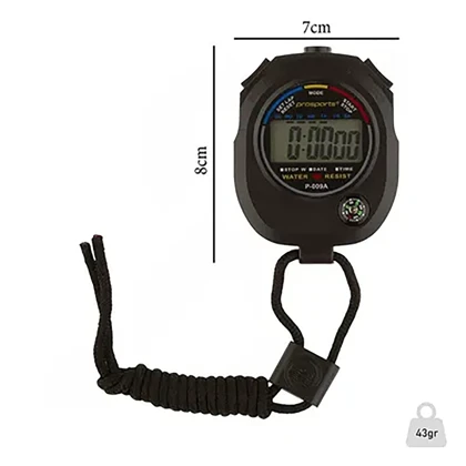 کرنومتر دیجیتال پرو اسپورتز Pro Sports مدل P-009A دقت 0.01s
