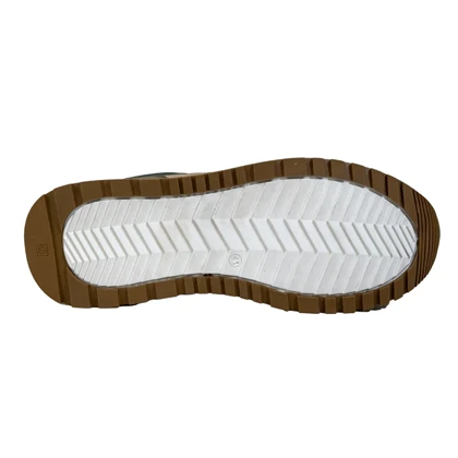 کتانی اسپرت مردانه مدل بالنسیاگا BALENCIAGA رنگ سبز کرم کد 51383