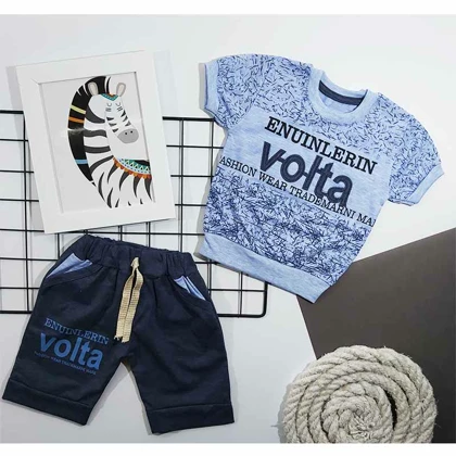ست تیشرت شلوارک پسرانه VOLTA