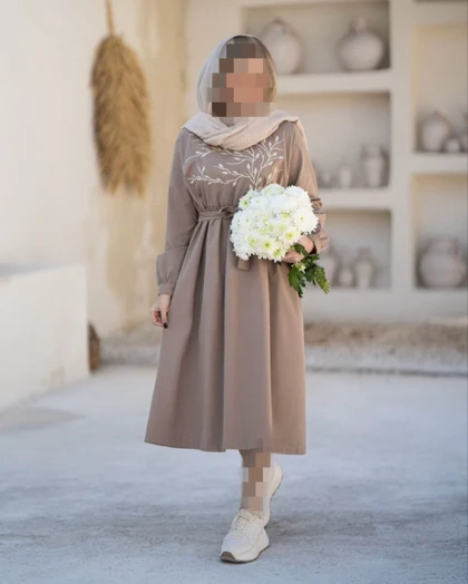 پیراهن گلدوزی بهار کد 50148