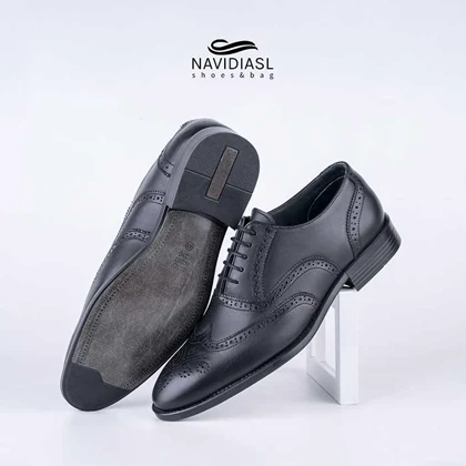 کفش مردانه تمام چرم کلاسیک کد 7001011