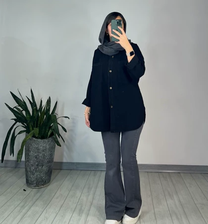 مانتو آسمان مشکی