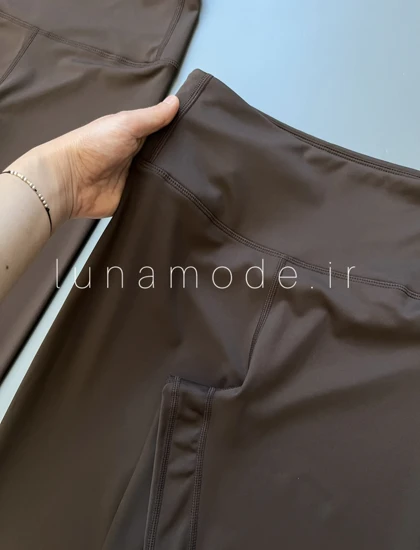 لگ ورزشی زنانه فلامنت بیسیک تک‌رنگ قهوه ایی