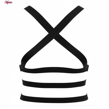 کراپ تاپ زنانه ماییلدا مدل گل‌گلی گیپوری کد 5474-1837