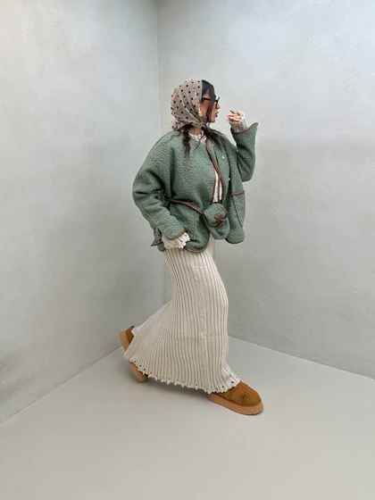 کت کیف دار تدی