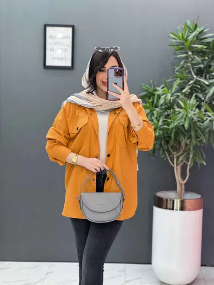 مانتو شومیزی جیب پاکتی