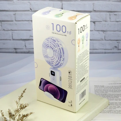 پنکه همراه مدل دستی و رومیزی کد GLnd00015 ظرفیت 500 میلی آمپر ساعت