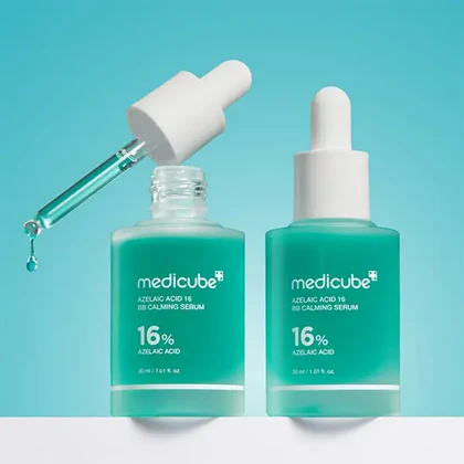 سرم آزلایک اسید کالمینگ ضد التهاب و لک مدی کیوب medicube
