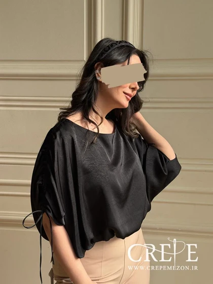 شومیز فلورال پتینه آستین گت
