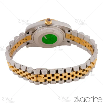 ساعت رولکس دیت جاست زنانه صفحه سیلور ایندکس اعداد عربی مدیوم 105696